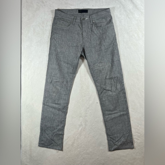 Men’s J Brand Tyler Size 31 Slim Fit Gray Textured Chino Lightweight Pants - Picture 1 of 10